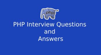 PHP Interview questions and Answers