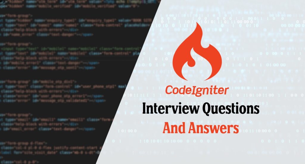 CodeIgniter Interview Questions and Answers