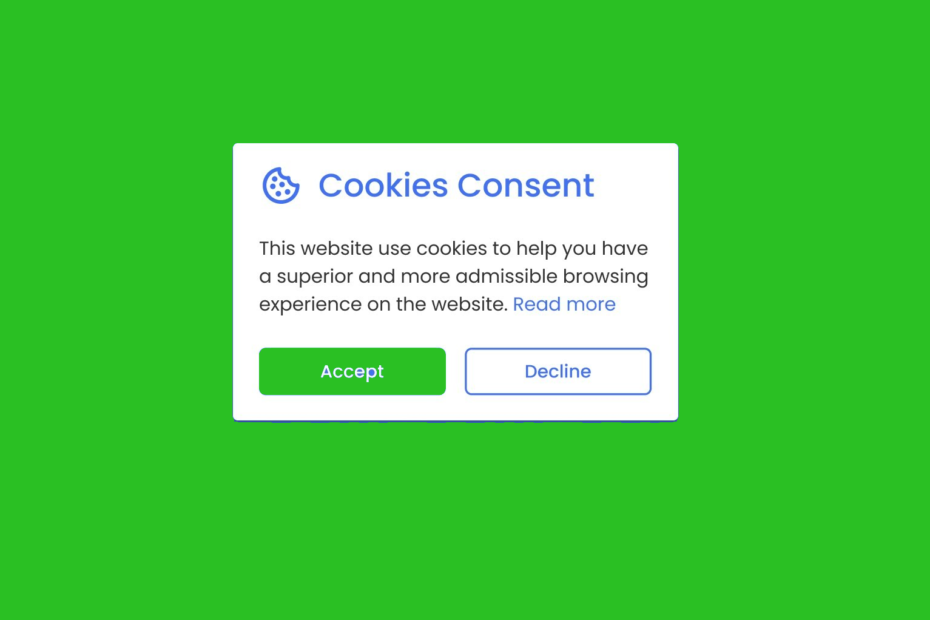 cookies consent